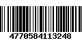 Código de Barras 4770584113248