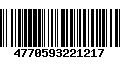 Código de Barras 4770593221217