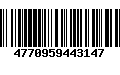 Código de Barras 4770959443147