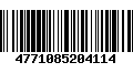 Código de Barras 4771085204114