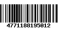 Código de Barras 4771188195012