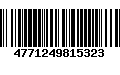 Código de Barras 4771249815323