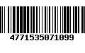 Código de Barras 4771535071099