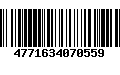 Código de Barras 4771634070559