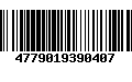 Código de Barras 4779019390407