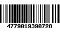 Código de Barras 4779019390728