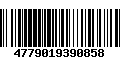 Código de Barras 4779019390858