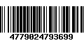 Código de Barras 4779024793699