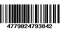 Código de Barras 4779024793842