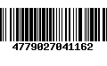 Código de Barras 4779027041162