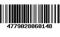 Código de Barras 4779028060148