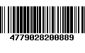 Código de Barras 4779028200889