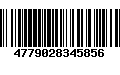 Código de Barras 4779028345856