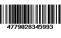 Código de Barras 4779028345993