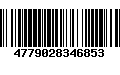 Código de Barras 4779028346853