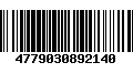 Código de Barras 4779030892140