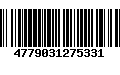 Código de Barras 4779031275331