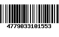 Código de Barras 4779033101553