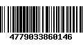 Código de Barras 4779033860146