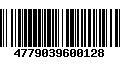 Código de Barras 4779039600128