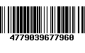 Código de Barras 4779039677960