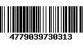 Código de Barras 4779039730313