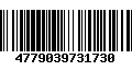 Código de Barras 4779039731730