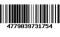 Código de Barras 4779039731754