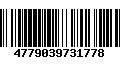 Código de Barras 4779039731778