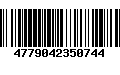 Código de Barras 4779042350744