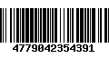 Código de Barras 4779042354391