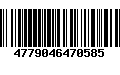 Código de Barras 4779046470585