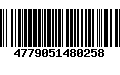 Código de Barras 4779051480258