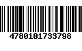 Código de Barras 4780101733798