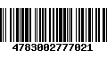 Código de Barras 4783002777021