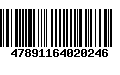 Código de Barras 47891164020246