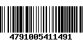 Código de Barras 4791005411491