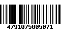 Código de Barras 4791075005071