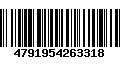 Código de Barras 4791954263318