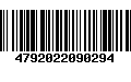 Código de Barras 4792022090294