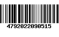 Código de Barras 4792022090515