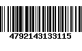 Código de Barras 4792143133115