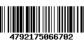 Código de Barras 4792175066702