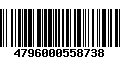 Código de Barras 4796000558738