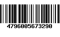 Código de Barras 4796005673290