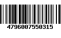 Código de Barras 4796007550315