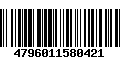 Código de Barras 4796011580421