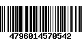 Código de Barras 4796014570542