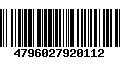 Código de Barras 4796027920112