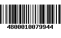 Código de Barras 4800010079944